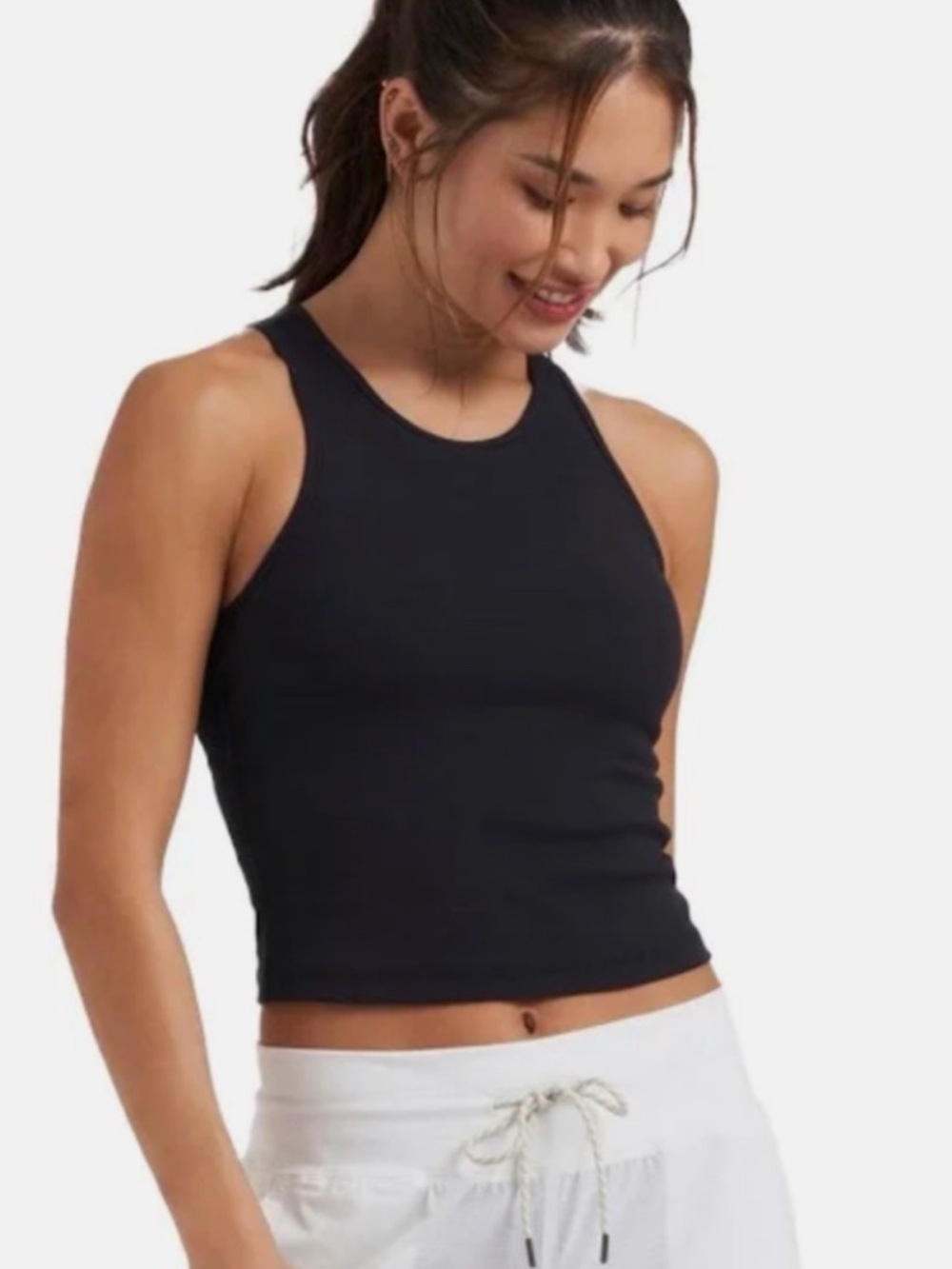 Vuori Black Racerback Tank Top